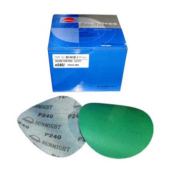 SUNMIGHT VELCRO FILM DISC 150MM 240G - 501412 